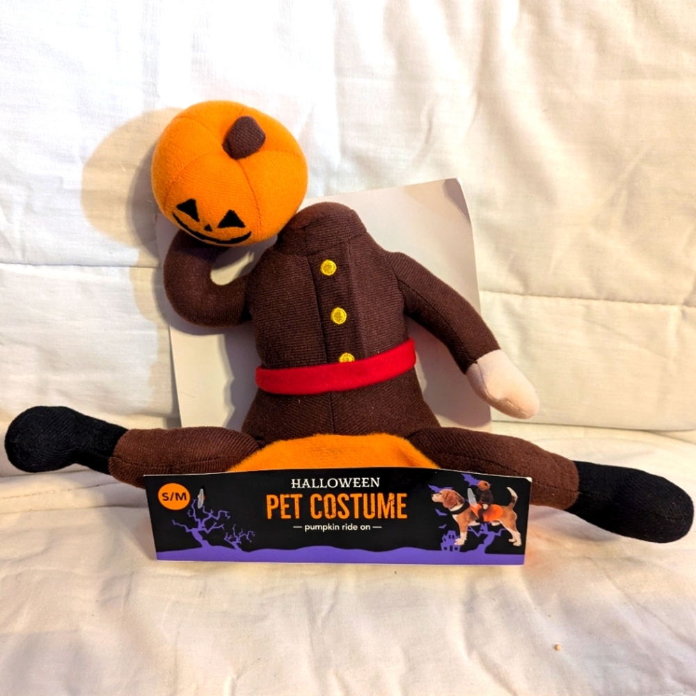 Halloween Pet Costume Pet Ride On Headless Horseman Size S/M BNWT
